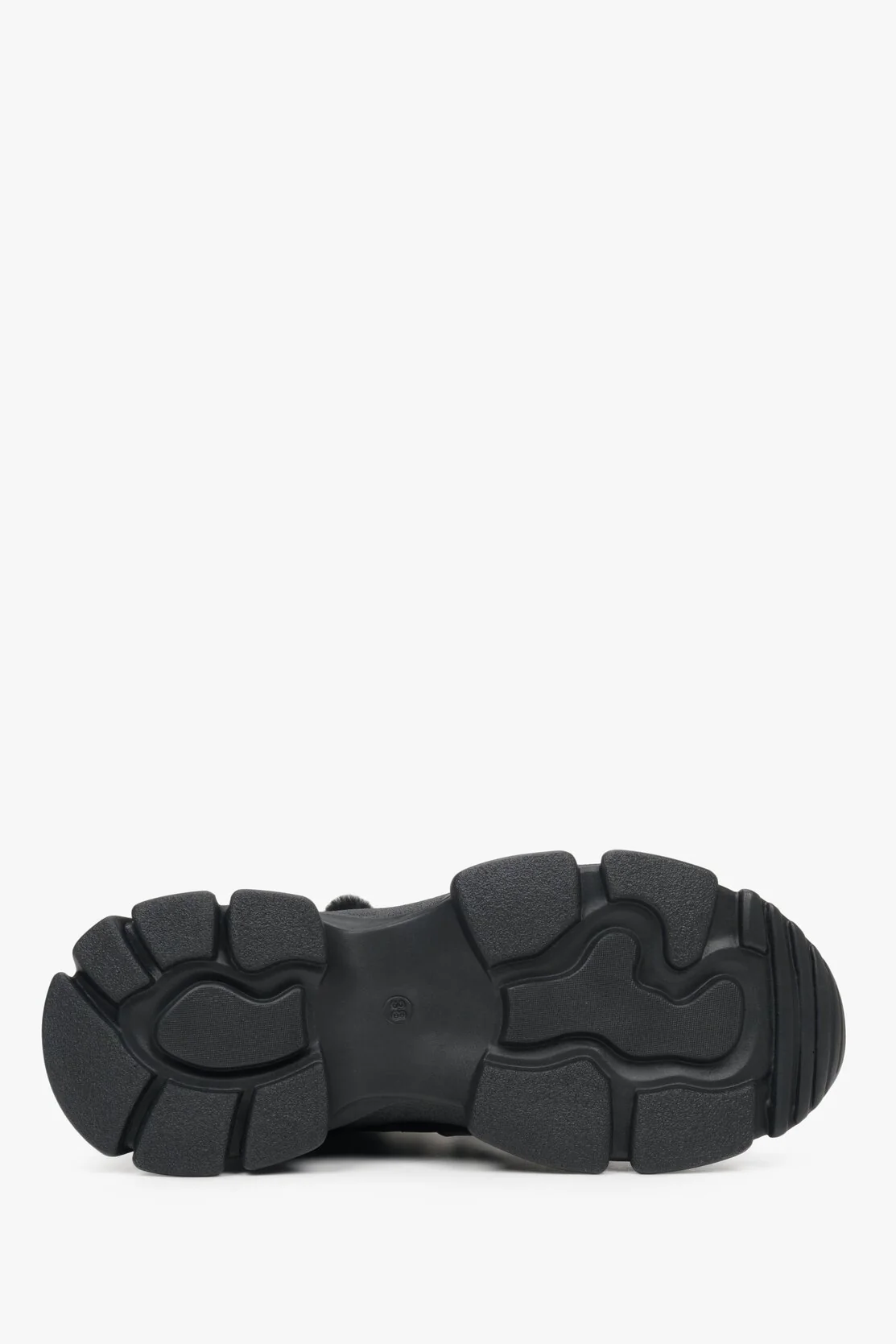 Wysokie zimowe sneakersy damskie z futerkiem Estro ER00112003 - Image 7