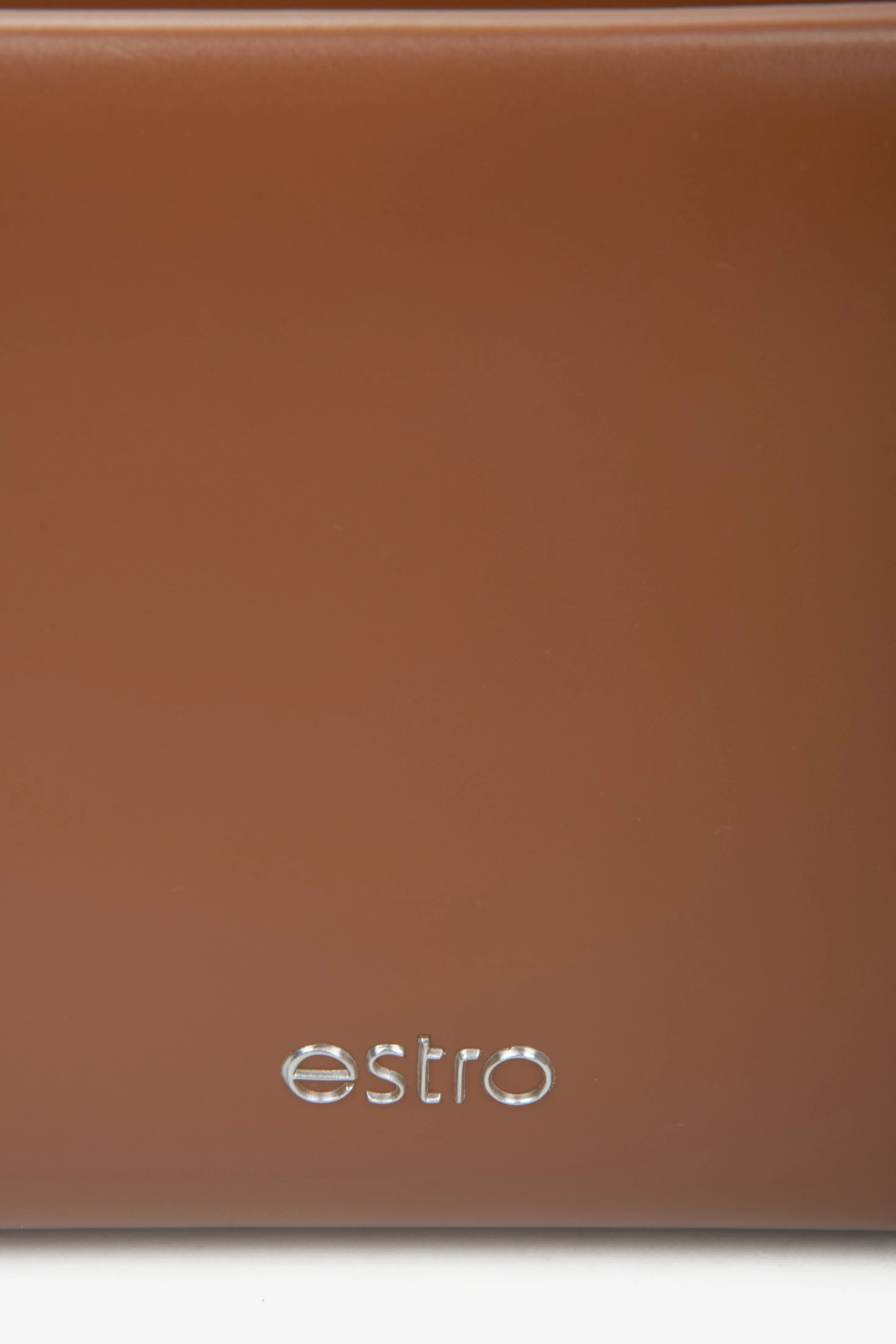 Brązowa torebka damska na ramię ze skóry Estro ER00114448 - Image 7